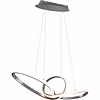 LED Hanglamp 28W - Dimbaar - Warm Wit - Mat Nikkel LED Hanglamp 28W - Dimbaar - Warm Wit - Mat Nikkel