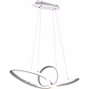 Dimbare LED Hanglamp 28W - Witte LED Lamp Met Neutraal Wit Licht Dimbare LED Hanglamp 28W - Witte LED Lamp Met Neutraal Wit Licht