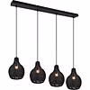 Black LED Pendant Lamp Wood - Trion Sparko 4-Light E14 Black LED Pendant Lamp Wood - Trion Sparko 4-Light E14