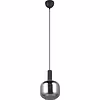 LED Pendant Lamp Matte Black with Chrome Glass - Trion Pala LED Pendant Lamp Matte Black with Chrome Glass - Trion Pala