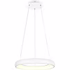 Dimbare LED Hanglamp 38W - Mat Wit & Metaal Dimbare LED Hanglamp 38W - Mat Wit & Metaal