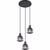 Matte Black Metal LED Pendant Lamp - Trion Arif 3-light Matte Black Metal LED Pendant Lamp - Trion Arif 3-light