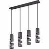 LED Hanglamp Trion Meser - Zwarte Metalen 4-lichts LED Lamp LED Hanglamp Trion Meser - Zwarte Metalen 4-lichts LED Lamp