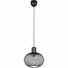 LED Pendant Lamp Matte Black - Metal 1-Light Trion Alia LED Pendant Lamp Matte Black - Metal 1-Light Trion Alia