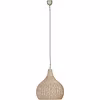 LED Hanglamp Trion Jen - Rond 35.5 cm met jute lichtvenster LED Hanglamp Trion Jen - Rond 35.5 cm met jute lichtvenster