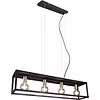 LED Pendant Lamp Matte Black - 4-light E27 Fitting LED Pendant Lamp Matte Black - 4-light E27 Fitting