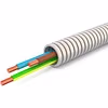 Pre-wired flexible tube 100m 3x2.5mm² 16mm halogen-free