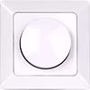 Aigi LED inbouwdimmer glanzend wit 3-60W 230V druk/draaiknop Aigi LED inbouwdimmer glanzend wit 3-60W 230V druk/draaiknop