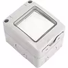 Waterproof double two-way switch IP55 - Matte gray Waterproof double two-way switch IP55 - Matte gray