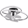 38W LED ceiling fan chrome – dimmable, 4400 lm 38W LED ceiling fan chrome – dimmable, 4400 lm