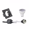 Trion 6W Dimbare LED Inbouwspot GU10 Mat Zwart Trion 6W Dimbare LED Inbouwspot GU10 Mat Zwart
