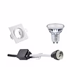 7W LED Recessed Spotlight Tiltable Matte White DimTone GU10