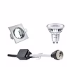 LED Spot Set GU10 3W Dimbaar Kantelbaar 2700K Chroom LED Spot Set GU10 3W Dimbaar Kantelbaar 2700K Chroom