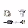 Dimbare 4W GU10 LED inbouwspot kantelbaar 3000K Dimbare 4W GU10 LED inbouwspot kantelbaar 3000K