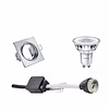 LED GU10 spotlight 3.5W 2700K tiltable recessed chrome LED GU10 spotlight 3.5W 2700K tiltable recessed chrome