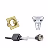 Tiltable LED Recessed Spotlight 5W GU10 Matte Gold 2700K Tiltable LED Recessed Spotlight 5W GU10 Matte Gold 2700K