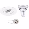 Pragmi Alpin Pro GU10 LED recessed spotlight set 3.5W 4000K Pragmi Alpin Pro GU10 LED recessed spotlight set 3.5W 4000K