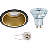 Dimmable LED recessed spotlight GU10 3.4W 3000K Matte Black/Gold Dimmable LED recessed spotlight GU10 3.4W 3000K Matte Black/Gold