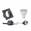 LED Recessed Spotlight Tiltable 8W GU10 Matte Black 3000K LED Recessed Spotlight Tiltable 8W GU10 Matte Black 3000K