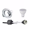 LED Spot 6W GU10 Rond Inbouw Kantelbaar Chroom 3000K LED Spot 6W GU10 Rond Inbouw Kantelbaar Chroom 3000K