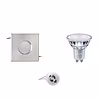 Waterdichte Dimbare LED Inbouwspot GU10 IP65 3.7W Mat Chroom Waterdichte Dimbare LED Inbouwspot GU10 IP65 3.7W Mat Chroom
