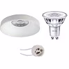 Pragmi Vrito Pro 4W GU10 LED recessed spotlight 2700K dimmable Pragmi Vrito Pro 4W GU10 LED recessed spotlight 2700K dimmable