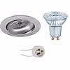 Dimbare 5W LED inbouwspot GU10 kantelbaar 4000K 350lm Dimbare 5W LED inbouwspot GU10 kantelbaar 4000K 350lm