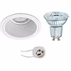 Dimbare LED inbouwspot 3,4W 3000K 230lm GU10 Dimbare LED inbouwspot 3,4W 3000K 230lm GU10