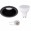 LED Recessed Spotlight 6W GU10 440lm 6400K Matte Black/White LED Recessed Spotlight 6W GU10 440lm 6400K Matte Black/White