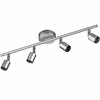 Trion Pamo LED ceiling spotlight 4-light GU10 matte titanium Trion Pamo LED ceiling spotlight 4-light GU10 matte titanium