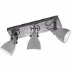 LED Plafondspot Trion Conry 3-lichts GU10 Grijs Betonlook LED Plafondspot Trion Conry 3-lichts GU10 Grijs Betonlook