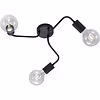 Trion Dolla LED Ceiling Light Matte Black Ø47cm 3x E27 Trion Dolla LED Ceiling Light Matte Black Ø47cm 3x E27