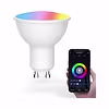 Slimme Spotlight | Smart RGB LED Lamp | Dimbaar | 16M Kleuren | GU10 Fitting | WiFi | Spraakbediening | 9W | 806lm | 2700K–6500K