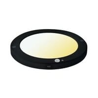 LED Ceiling Light Sensor Day/Night – 18W – CCT – 360° – Round – Matte Black