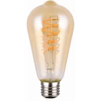 LED Lamp Filament Trion Spiro E27 7W 1800K Dimbaar 500lm