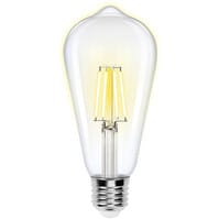 LED Lamp Filament Rustiek Ster E27 Fitting 6W Warm Wit 2200K