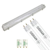 LED TL Armatuur met T8 Buis - Neutraal Wit Licht LED TL Armatuur met T8 Buis - Neutraal Wit Licht