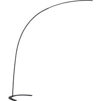 LED Vloerlamp Trion Shio - Dimbaar, Warm Wit 3000K, Mat Zwart