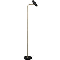 LED Vloerlamp Trion Milona - Mat Zwart/Goud, GU10 Fitting