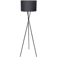 LED Floor Lamp Aigi Romino - Matte Black Aluminum
