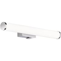 LED wall lamp | 4W | 3000K | IP44 | Chrome | With switch