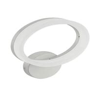 LED wandlamp | 10W | 4200K | Ovaal | Mat wit | IP45