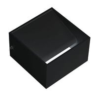 LED wandlamp | 8W | 4200K | 520 lm | Vierkant | Mat Zwart