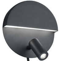 LED wandlamp | 8W | 3000K | Mat zwart | 2x richtbaar