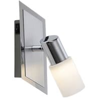 LED wandlamp | 4W | 3000K Warmwit | Mat chroom | Verstelbaar