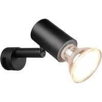 LED wandlamp | 5W | GU10 | Rond | Mat zwart | IP44
