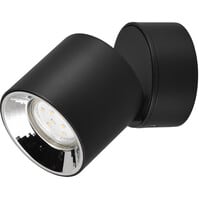LED wandlamp | Tot 10W | GU10 | Rond | Mat Zwart | Metaal