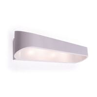 LED wandlamp | 6W | 4000K neutraal | Ovaal | Mat wit alu