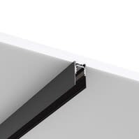 48V Magnetische Track Rail Zwart - 1 Meter - LED lamp & Vloerlamp