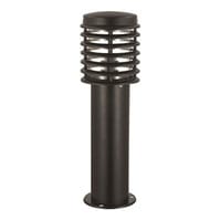 LED Tuinverlichting - Buitenlamp - Palm 3 - Staand - RVS Mat Zwart - E27 - Rond |